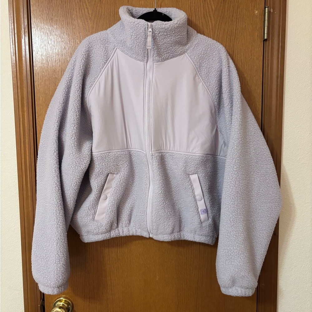 POPFLEX Light Lavender Purple Teddy Jacket